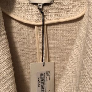 IRO belted tweed wrap jacket